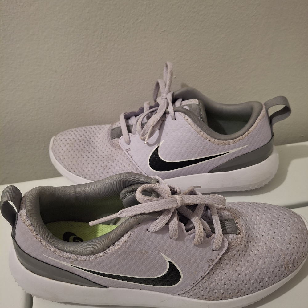 Nike Gray and White Sneakers
